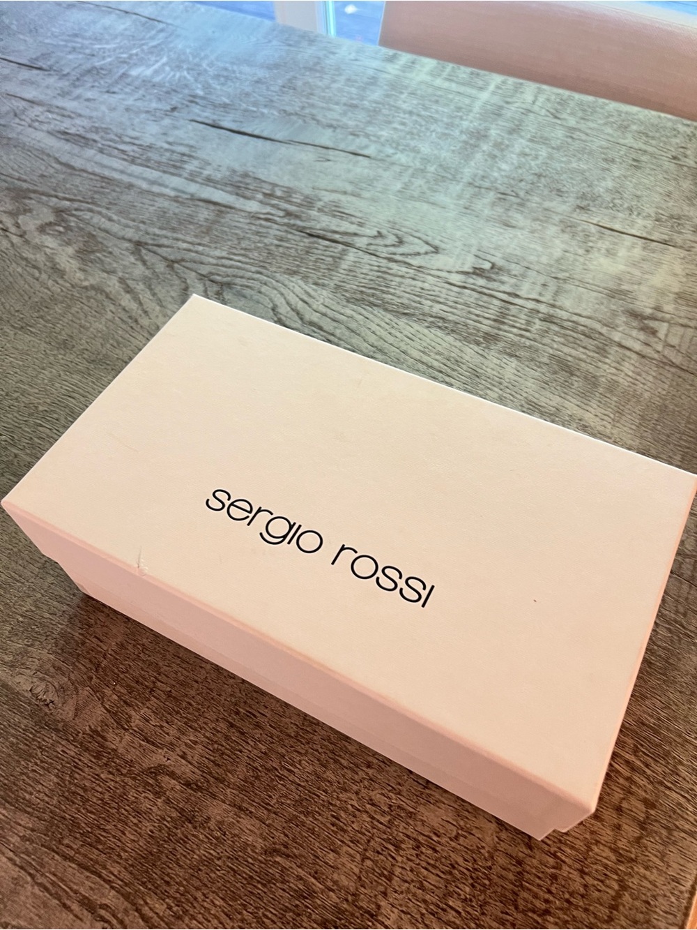 Sergio Rossi Pink Shoe Box